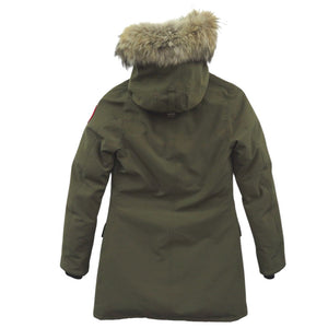 美品 カナダグース BRONTE PARKA ブロンテパーカ 2603JL XSサイズ ポリエステル コットン アース カーキ ダウンジャケット 0347【中古】CANADA GOOSE