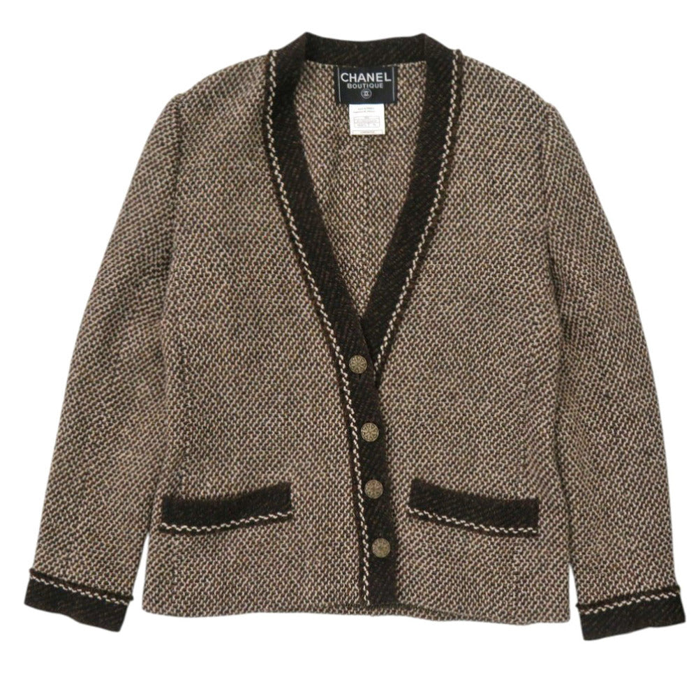 美品 シャネル P11501V06858 ツイード セットアップ サイズ38 ウール ブラウン 0348【中古】CHANEL