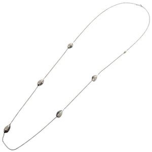 美品 バカラ フルール ドゥ プシデリック クリスタル シルバー925 ブルー ネックレス 0385【中古】Baccarat