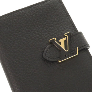 未使用 ルイ ヴィトン LV ヴェルティカル ウォレット コンパクト M81561 IC トリヨンレザー ノワール 二つ折り財布 黒 LV 0400【中古】LOUIS VUITTON