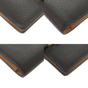 未使用 ルイ ヴィトン LV ヴェルティカル ウォレット コンパクト M81561 IC トリヨンレザー ノワール 二つ折り財布 黒 LV 0400【中古】LOUIS VUITTON