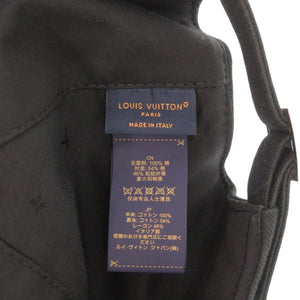 新品同様 ルイ ヴィトン キャップ LV スマッシュ M7608 サイズL コットン ノワール 帽子 キャップ 黒 LV 0402【中古】LOUIS VUITTON