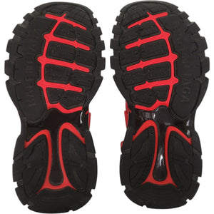 美品 バレンシアガ TRACK SANDAL トラック ベルクロ 617542 ラバー ファブリック レッド 赤 サンダル 0403【中古】BALENCIAGA