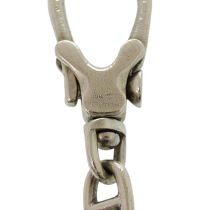 エルメス 1960年代 ヴィンテージ シェーヌダンクル キーホルダー シルバー800 シルバー カニ刻印 キーリング 0407【中古】HERMES