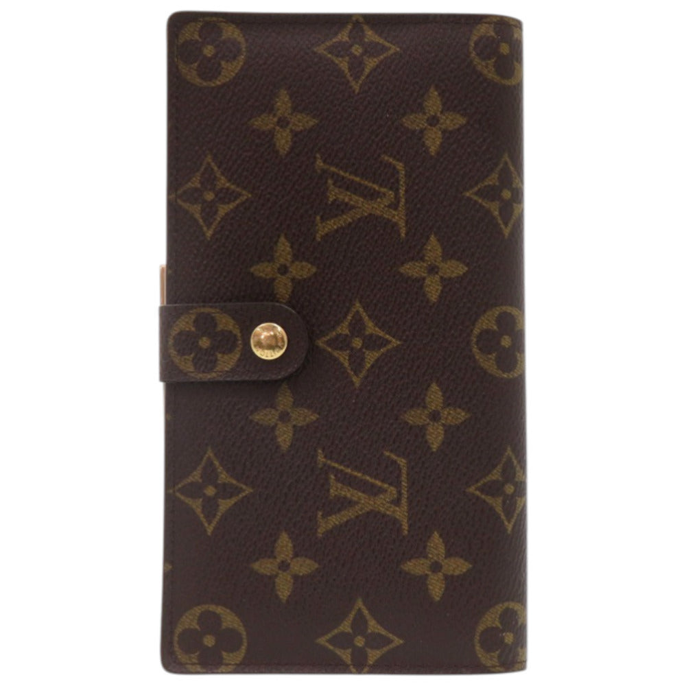 美品 ルイ ヴィトン USA限定 コンチネンタル クラッチ モノグラム T61217 モノグラムキャンバス ブラウン 長財布 LV 0410【中古】LOUIS VUITTON