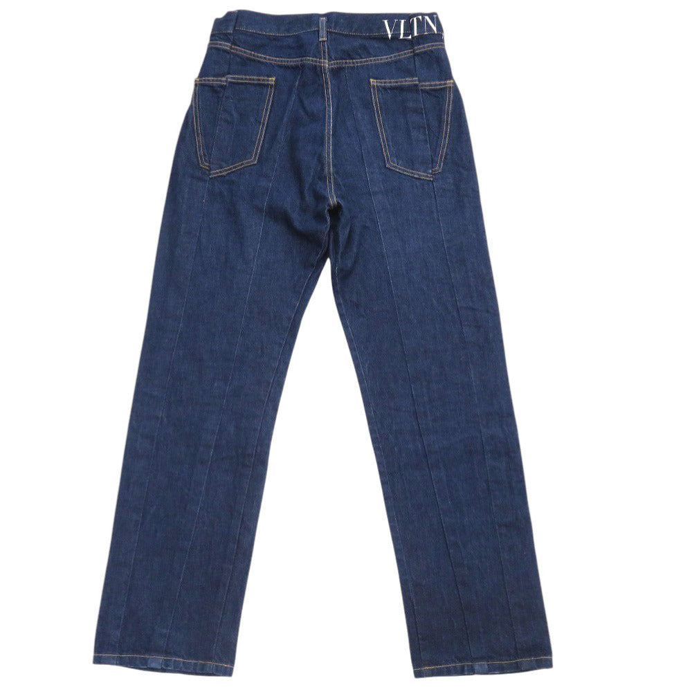美品 ヴァレンティノ ロゴ サイズ30 コットン デニムパンツ 0420【中古】VALENTINO メンズ