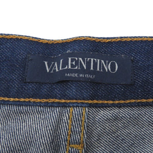 美品 ヴァレンティノ ロゴ サイズ30 コットン デニムパンツ 0420【中古】VALENTINO メンズ