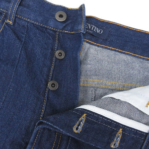 美品 ヴァレンティノ ロゴ サイズ30 コットン デニムパンツ 0420【中古】VALENTINO メンズ