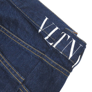 美品 ヴァレンティノ ロゴ サイズ30 コットン デニムパンツ 0420【中古】VALENTINO メンズ