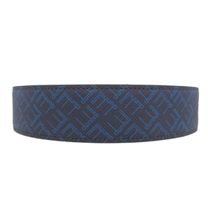 新品同様 ダンヒル リバーシブル Ⅾバックル クラシック シグネチャー レザー ブルー 青 ブラック 黒 ベルト 0423【中古】dunhill