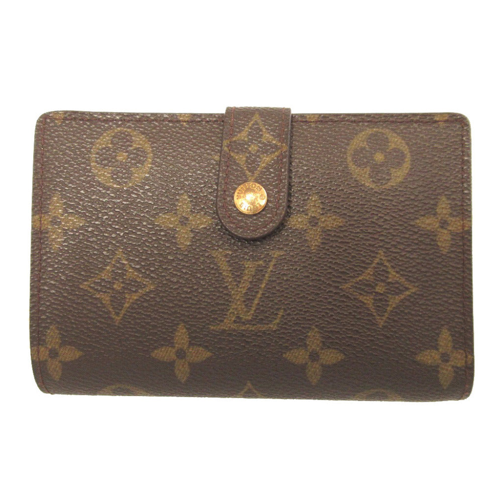 美品 ルイヴィトン ポルトモネ ヴィエノワ モノグラム M61663 ブラウン 茶 2つ折り財布 財布 0424【中古】LOUIS VUITTON