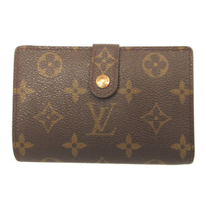 美品 ルイヴィトン ポルトモネ ヴィエノワ モノグラム M61663 ブラウン 茶 2つ折り財布 財布 0424【中古】LOUIS VUITTON