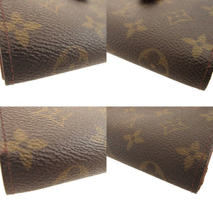 美品 ルイヴィトン ポルトモネ ヴィエノワ モノグラム M61663 ブラウン 茶 2つ折り財布 財布 0424【中古】LOUIS VUITTON