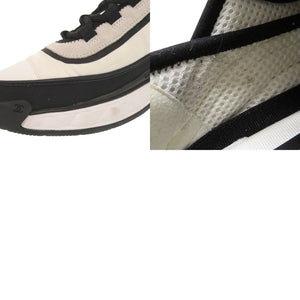 美品 シャネル ココマーク サイズ43 G39984 ホワイト ブラック スニーカー 0471【中古】CHANEL メンズ