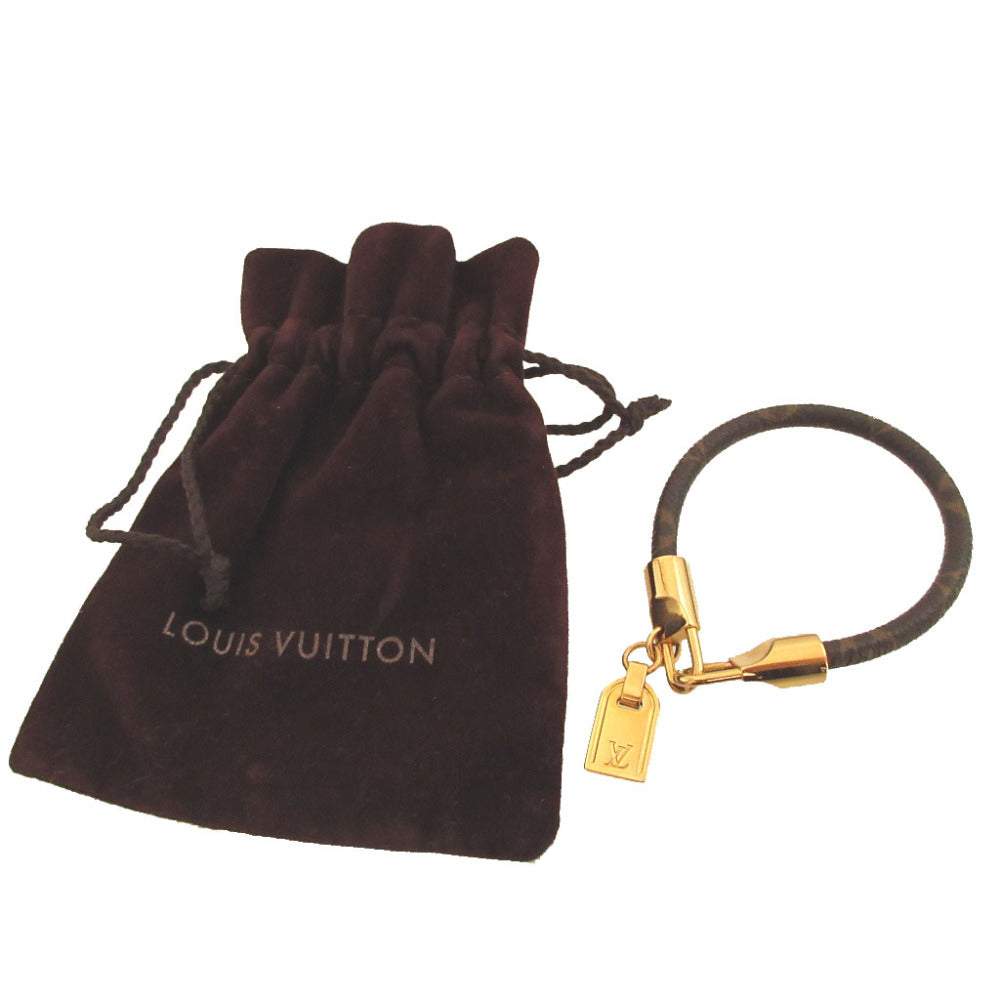 新品同様 ルイヴィトン ブラスレ ラック イット モノグラム M6605F ブラウン 茶 ブレスレット 0476【中古】LOUIS VUITTON