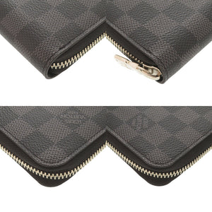 未使用品 ルイ ヴィトン ジッピーオーガナイザーNM ダミエグラフィット N60111 ブラック 長財布 LV 0482【中古】LOUIS VUITTON メンズ