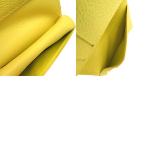 美品 ルイ ヴィトン ポルトフォイユ クレア アンプラント M25709 モノグラムアンプラント 黄 イエロー 二つ折り財布 LV 0496【中古】LOUIS VUITTON