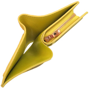 美品 ルイ ヴィトン ポルトフォイユ クレア アンプラント M25709 モノグラムアンプラント 黄 イエロー 二つ折り財布 LV 0496【中古】LOUIS VUITTON