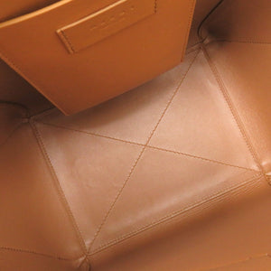 新品同様 マルニ Riviera リヴィエラ レザー ブラウン ハンドバッグ トートバッグ 茶 0501【中古】MARNI
