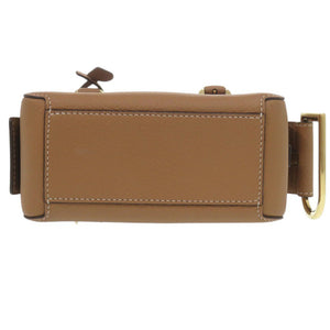 新品同様 デルボー 2WAY クールボックス ナノ レザー ブラウン ハンドバッグ 茶 0508【中古】DELVAUX