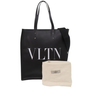 新品同様 ヴァレンティノ ガラヴァーニ VLTN 2way1Y2B0731WJW シルバー金具 レザー ブラック トートバッグ ショルダーバッグ 0517【中古】Valentino Garavani メンズ