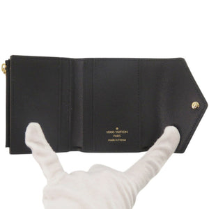 新品同様 ルイ ヴィトン ポルトフォイユ ゾエ モノグラムリバース M80725 ICタグ 三つ折り財布 LV 0534【中古】LOUIS VUITTON