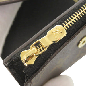 新品同様 ルイ ヴィトン ポルトフォイユ ゾエ モノグラムリバース M80725 ICタグ 三つ折り財布 LV 0534【中古】LOUIS VUITTON