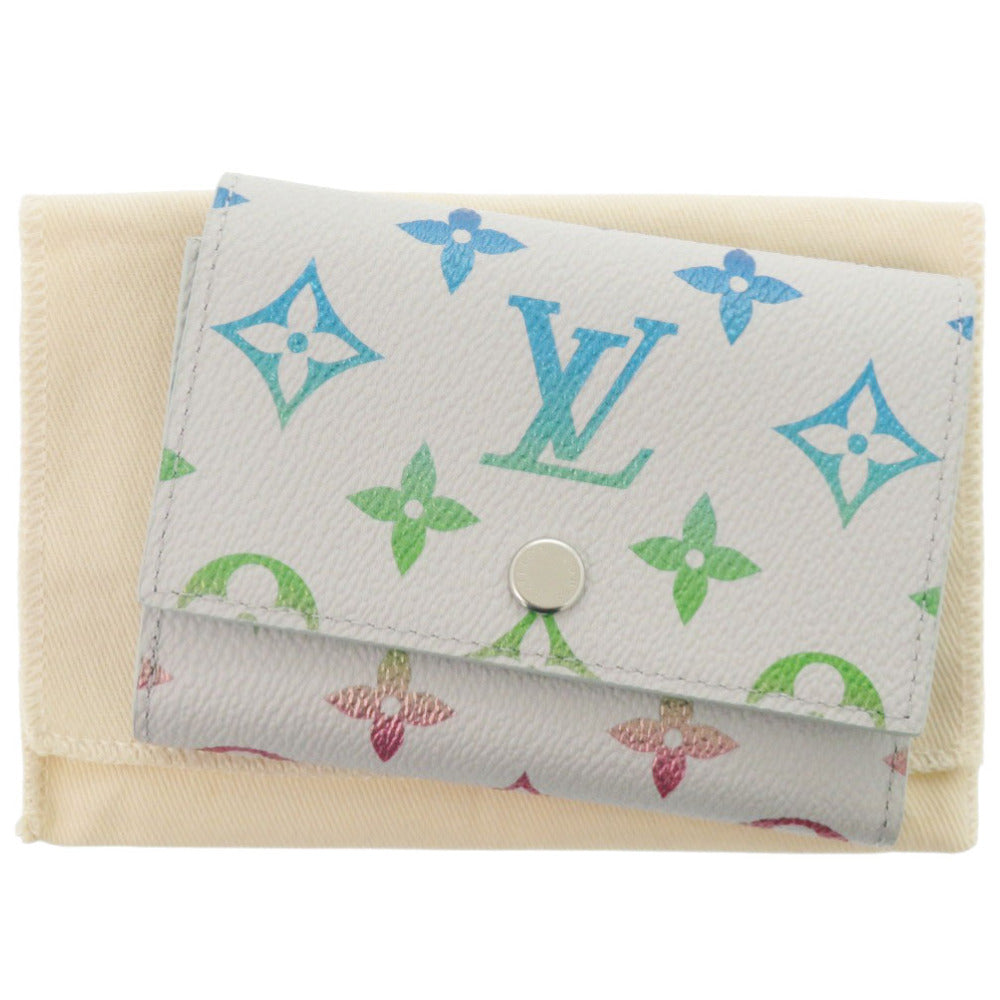 未使用 ルイ ヴィトン イリディセント ヴィクター ウォレット グラデーション モノグラム M14132 ICタグ グレー 三つ折り財布 LV 0536【中古】LOUIS VUITTON