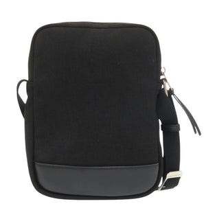 美品 サンローランパリ リビングトン 482777 キャンバス レザー ブラック ショルダーバッグ 黒 0542【中古】SAINT LAURENT PARIS