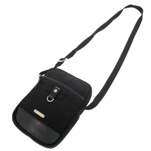 美品 サンローランパリ リビングトン 482777 キャンバス レザー ブラック ショルダーバッグ 黒 0542【中古】SAINT LAURENT PARIS