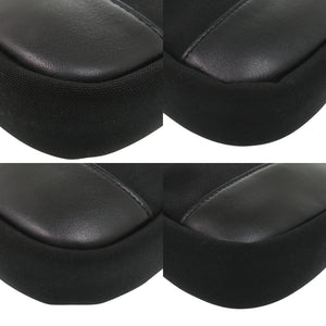 美品 サンローランパリ リビングトン 482777 キャンバス レザー ブラック ショルダーバッグ 黒 0542【中古】SAINT LAURENT PARIS