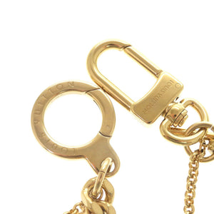 ルイ ヴィトン チェーンベルト ヴィトン M02434 メタル ゴールド マルチカラー バッグチャーム キーホルダー LV 0595【中古】LOUIS VUITTON