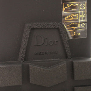 美品 クリスチャンディオール クエイク サイズ36 レザー ブラック クロッグ サボ サンダル 黒 0625【中古】Christian Dior