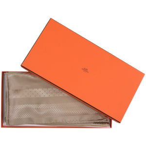 未使用品 エルメス カレ140 シルク シャンパンベージュ スカーフ 0627【中古】HERMES