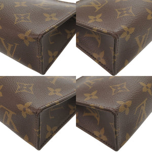 新品同様 ルイ ヴィトン ポッシュ トワレット15 モノグラム M47546 ポーチ LV 0649【中古】LOUIS VUITTON