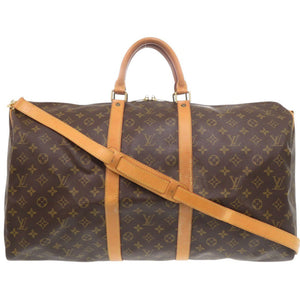 ルイ ヴィトン キーポルバンドリエール55 モノグラム M41414 ボストンバッグ LV 0681【中古】LOUIS VUITTON