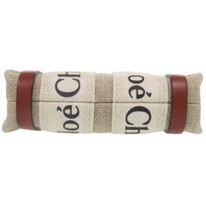 美品 クロエ 2WAY ウッディ ナノ トート CHC22AP235I26 レザー/リネンキャンバス ベージュ ショルダーバッグ 0690【中古】Chloe