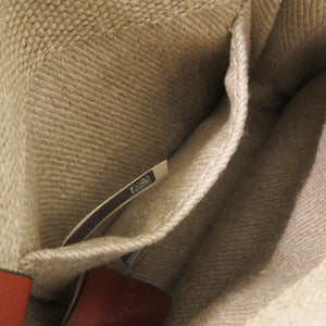 美品 クロエ 2WAY ウッディ ナノ トート CHC22AP235I26 レザー/リネンキャンバス ベージュ ショルダーバッグ 0690【中古】Chloe