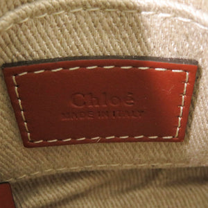 美品 クロエ 2WAY ウッディ ナノ トート CHC22AP235I26 レザー/リネンキャンバス ベージュ ショルダーバッグ 0690【中古】Chloe