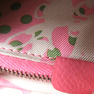 美品 エルメス アザップ シルクイン コンパクト ヴォーエプソン ローズアザレ D刻印 コインケース 0691【中古】HERMES