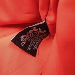 新品同様 エルメス ボリードポーチ ミニ コットン ハイビスカス ポーチ 0692【中古】HERMES