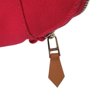 新品同様 エルメス ボリードポーチ ミニ コットン ハイビスカス ポーチ 0692【中古】HERMES