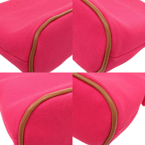 新品同様 エルメス ボリードポーチ ミニ コットン ハイビスカス ポーチ 0692【中古】HERMES