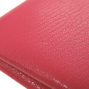 美品 エルメス カルヴィデュオ シェブルミゾル ローズエクストリーム シルバー金具 U刻印(2022年製) コインケース 財布 赤 0697【中古】HERMES