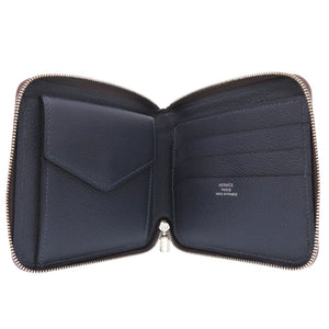 新品同様 エルメス ジップアンゴー Zipengo ヴェルソ 二つ折り財布 コンパクトウォレット エバーカラー ボルドー U刻印 0702【中古】HERMES