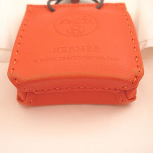 美品 エルメス サックオランジュ Y刻印(2020年製) アニューミロ フー キーホルダー バッグチャーム 0716【中古】HERMES
