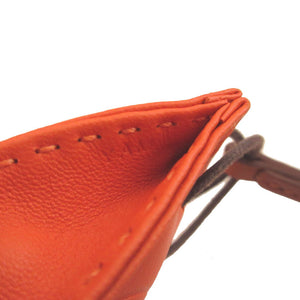 美品 エルメス サックオランジュ Y刻印(2020年製) アニューミロ フー キーホルダー バッグチャーム 0716【中古】HERMES