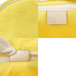 美品 グッチ インターロッキングG ブラインド フォー ラブ 536724 イエロー リュック デイパック 黄 0736【中古】GUCCI