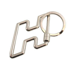 未使用 エルメス Hトゥスピード メタル シルバー キーリング キーホルダー 0741【中古】HERMES