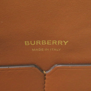 バーバリー ロゴ グラフィック ソサエティ キャンバス/レザー ホワイト トートバッグ 白 0754【中古】BURBERRY